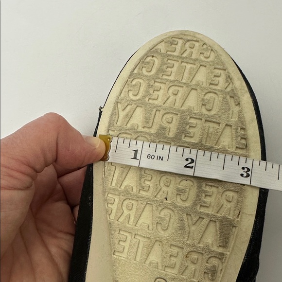 Keen Cortona Ballet Flat Vegan Black Canvas Fabric Slip On 1010308 Round Women 9 - Picture 12 of 12